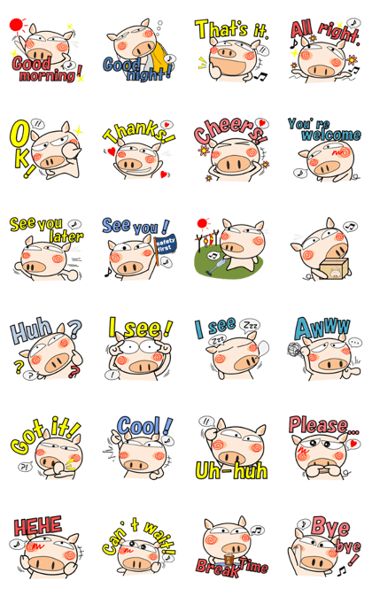 Cute pig everyday 6th