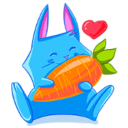 Blu the Bunny - the funky rabbit