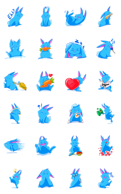 Blu the Bunny - the funky rabbit
