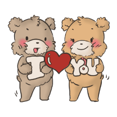 Brown TeddyBear for Valentine's day