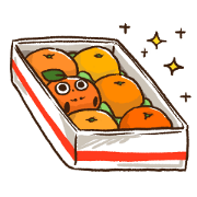 Tazima mandarin Sticker