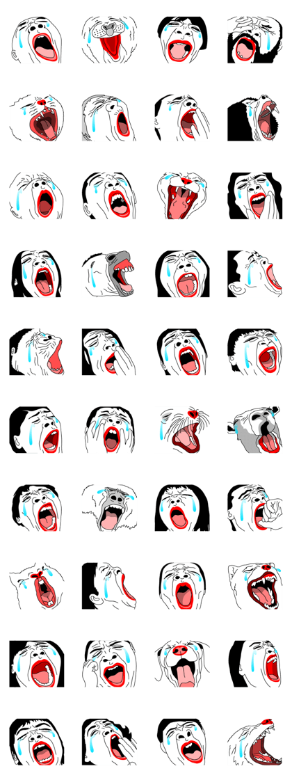 Cry Sticker