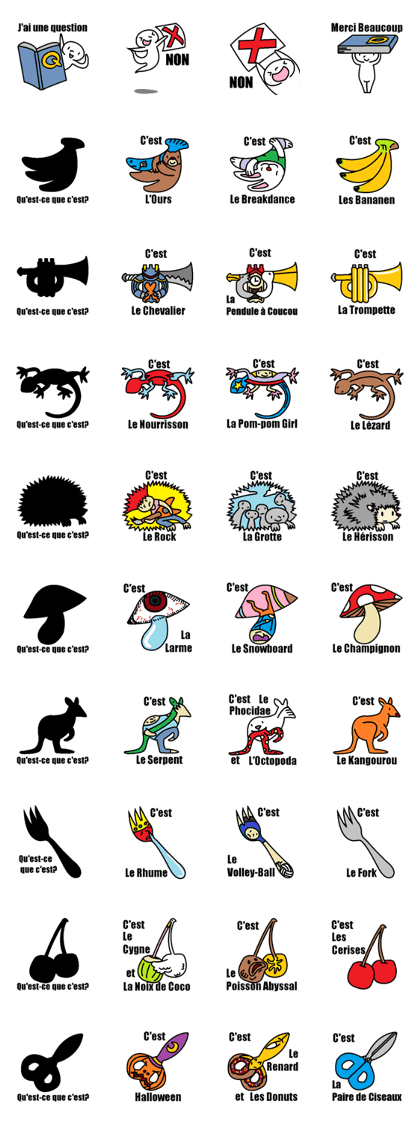 (French)Silhouette Quiz 5