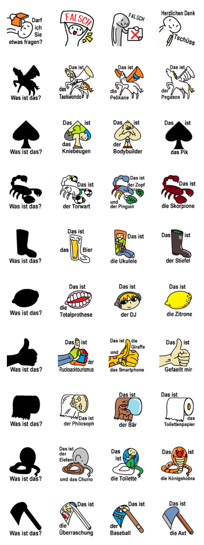(German)Silhouette Quiz 6