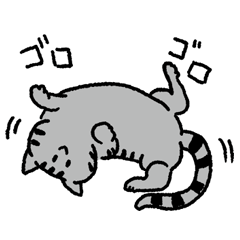 Silver tabby<Cat sticker>