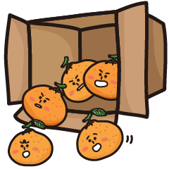 Tangerine - sticker