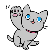Silver<Cat sticker>