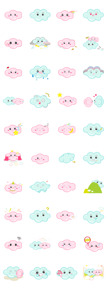 Two clouds
