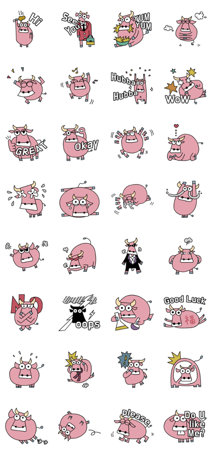 The pink buffalo Degoon (English)