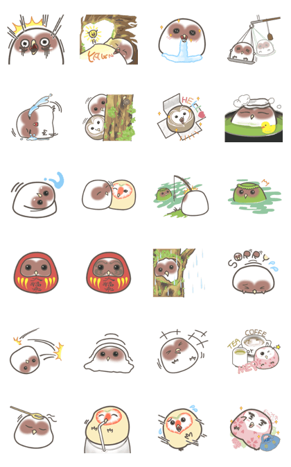 Tabedaifukurou (Yummy Owls)