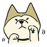 Akita-dog Sticker2