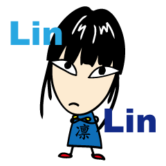 Lin Lin stickers