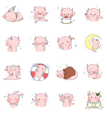whith axolotl