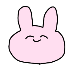 cute rabbit sticker !!