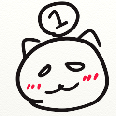 Doodle-style cat 1