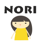NORI name sticker