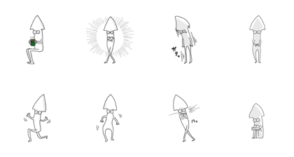 Active squid