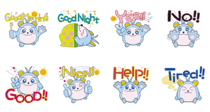 Ma-yu english style sticker