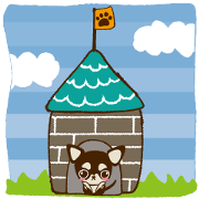 Bow-waw Chihuahua Sticker