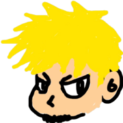 A blond boy
