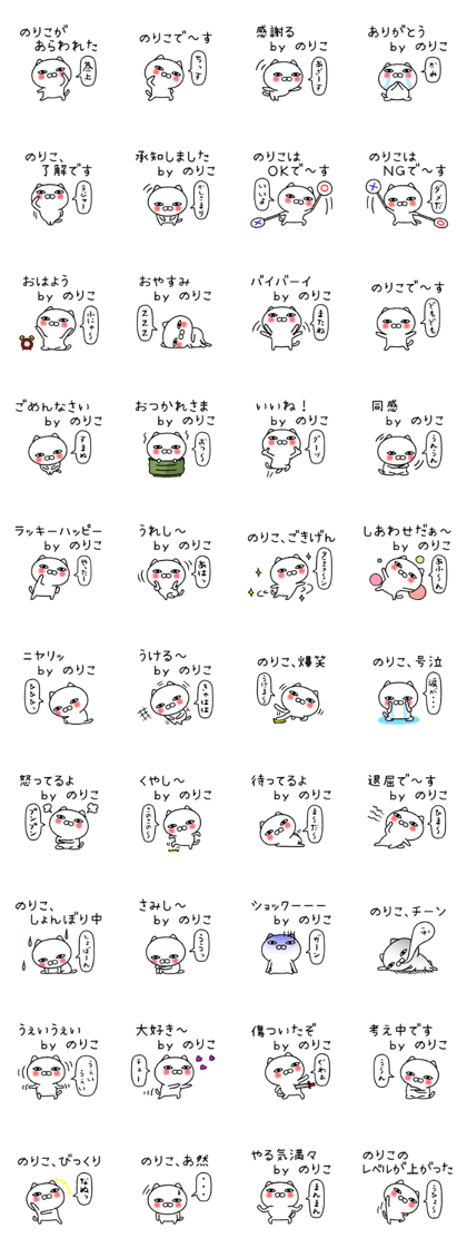 Norikochan neko sticker