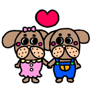 Pretty Bulldog Sticker