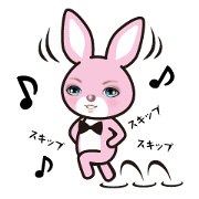 A blue eye rabbit