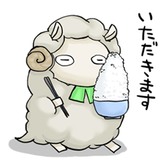 Three Sheeps Sticker