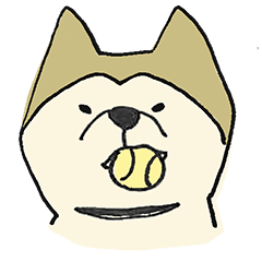 Akita-dog Sticker3