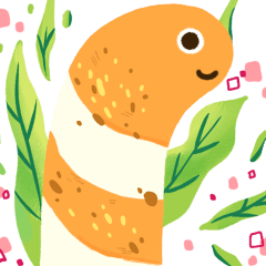 Garden eel's long long sticker-tea time