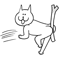 【スタンプ無料GET!】 ねこだらけ 〜尻の乱〜| Stampick! (スタンピック)