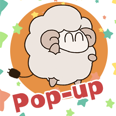 Cute sheep "Mumu" sticker