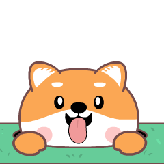 Cute Shiba Inu : Pop-up stickers
