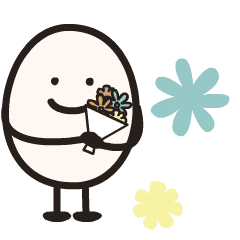 Eggsan's moving greeting sticker 1