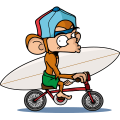 The Life of Monkey Surfer Nate