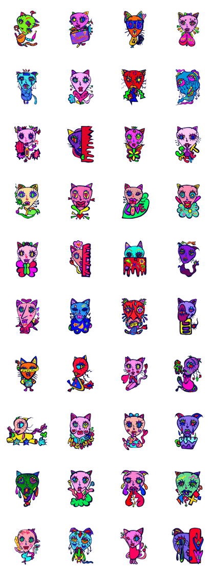 Pop and cute cats 3
