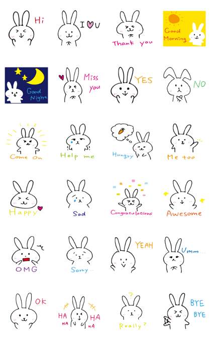 Rabbit speak English