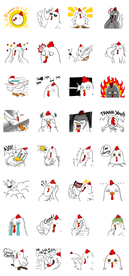 Funny Rooster