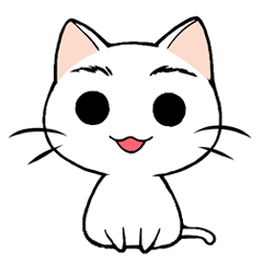 Brow-Cat sticker
