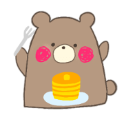 Pretty bear stamp