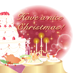 背景が動く 大人かわいいクリスマス Line スタンプ Line Store 背景が動く 大人かわいいクリスマス Line スタンプ Line Store