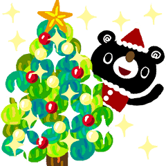 絵本みたいな 背景が動く 楽しいクリスマス Line スタンプ Line Store