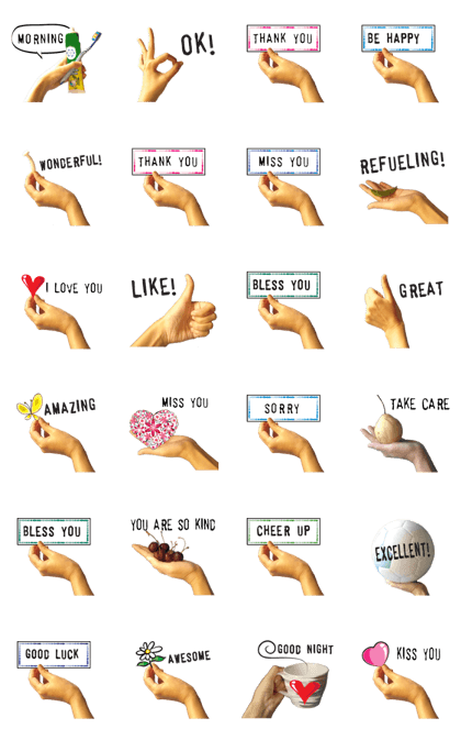 my hand say2