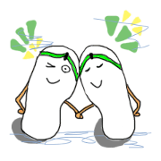 A pair of slippers -now on stage!