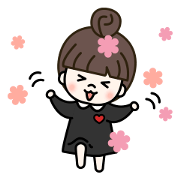 Cute! Moa's daily stickers