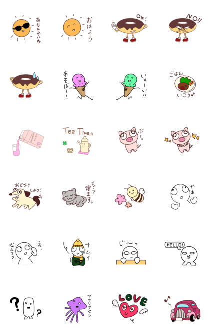 Shian's stickers