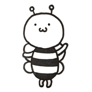 black&white bee