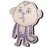 blue pen Monkey