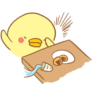 Cute chickens is mad!