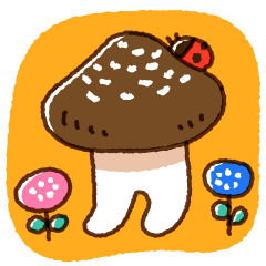 Mushrooms daily stickers